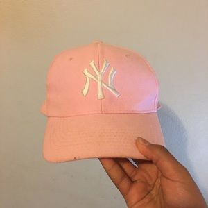 Pink NYC hat